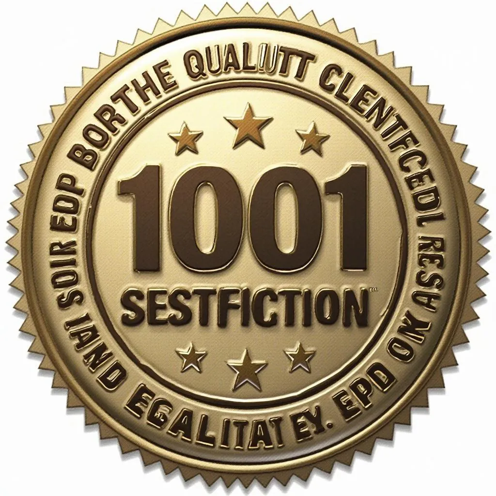 Icône de certification qualité